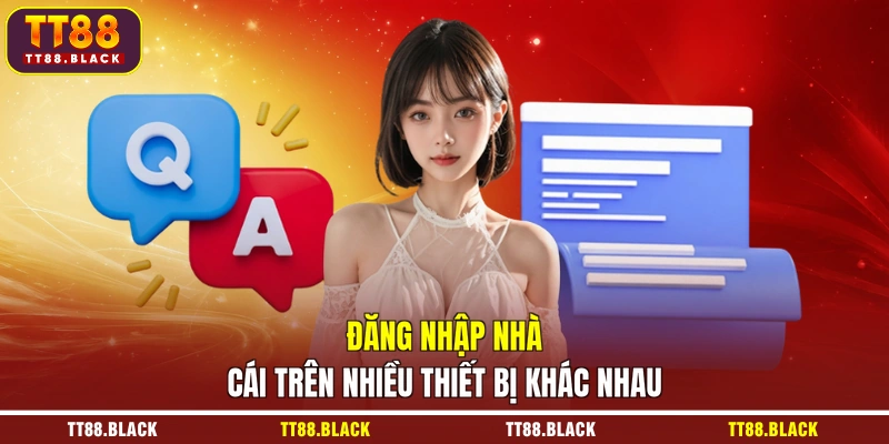 Đăng nhập nhà cái trên nhiều thiết bị khác nhau