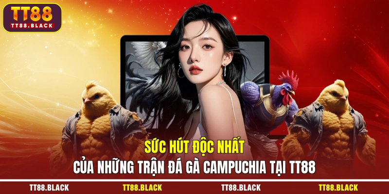 Sức hút độc nhất của những trận đá gà Campuchia tại TT88